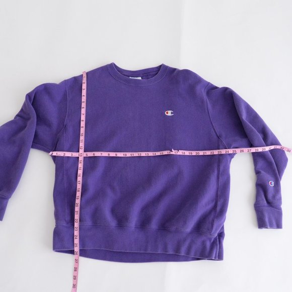 Vintage Champion Purple Reverse Weave Crewneck Sweater Size XL - Picture 4 of 10